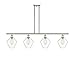 Innovations 516-4I-PN-G652-8-LED 4-Light Island Light Polished Nickel