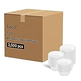 Karat FP-P100-PP 1 oz. PP Portion Cups - Clear (Case of 2500)