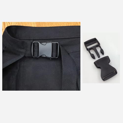 Ne perdez plus vos outils avec le tablier multi-poche oxford ajustable pour jardinage noir - 5