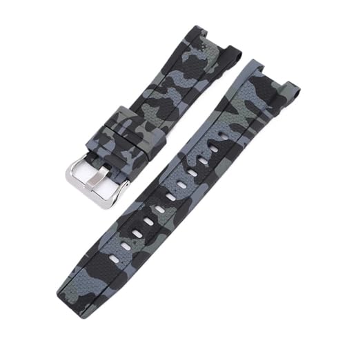 Bracelet résine Casio G-Shock GST-W300 W110 S210B caoutchouc camouflage