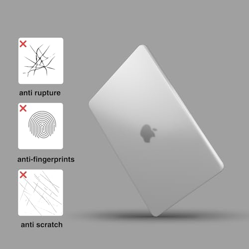 Coque MacBook Air 15 M5 A3448 M4 M3 M2 protection transparente mate souple - 6