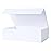 Aimyoo White Collapsible Gift Box with Magnetic Closure Lids 10.5x7x3 in, Bridesmaid Groomsman Proposal Boxes, Rectangle Storage Box 1 Pack