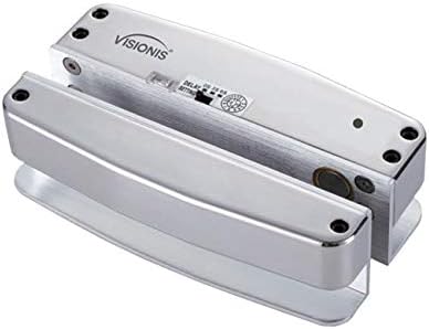 Visionis VIS-DP105GD-FSA-LED Electric Drop Bolt Lock 1700lbs for Full Glass Door and Glass Frame with LED and Time Delay Fail Safe Normally Closed