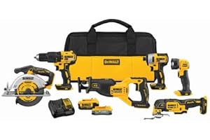 Kit combinado de herramientas inalámbricas 20V MAX, juego de herramientas eléctricas inalámbricas...