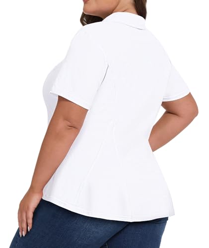 Casei Women's Plus Size Golf Polo