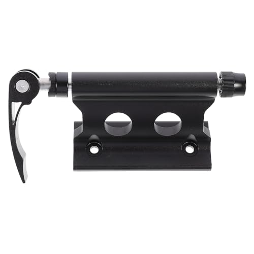 VANZACK Soporte de Horquilla de Liberación Rápida para Bicicleta, Fijador Compacto Negro para Rueda Delantera, Portabicicletas para Coche, Accesorio de Transporte y Viaje para Ciclismo
