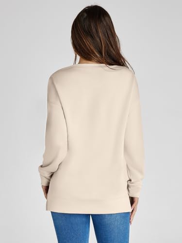 Glamaker Women's Long Sleeve Crewneck Sweatshirt Air Essentials Soft Loose Pullover Sweatshirts - Image 7