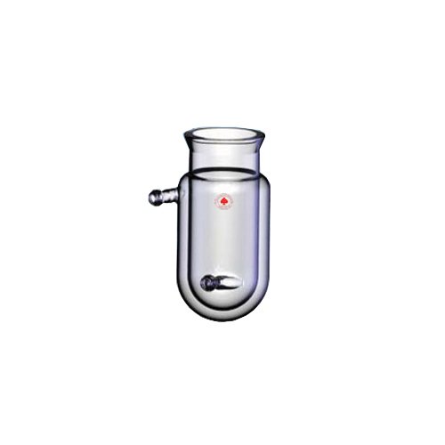 6475-15 Series Cylindrical Jacketed Reaction Flask, 28/15 O-Ring Ball Joint Connection, 1500 mL