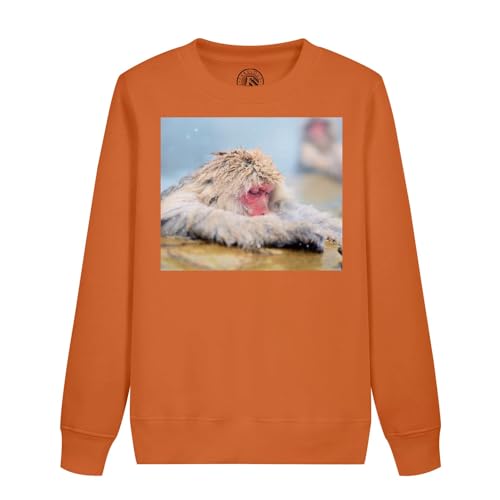 Sweatshirt enfant macaque japonais pour l'hiver et le quotidien des petits