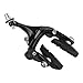 Road for Bike Dual Pivot Caliper Brakes Set – Adjustable Reach 47–57 mm Aluminum Side Pull Front & Rear Brake Calipers for Racing Bikes（Silver-Front Clip）