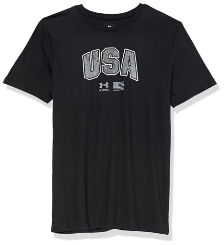 T-shirt Under Armour Freedom Eagle garçon pour éviter la transpiration