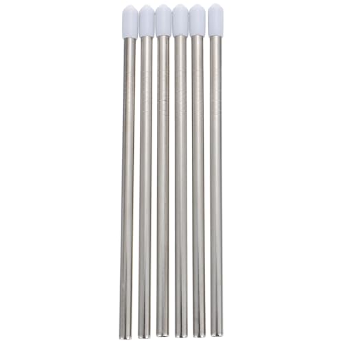OSALADI Escurridor Práctico de Acero Inoxidable para Botellas, Soporte Drenaje Tamaño Estándar 15.2 Cm Diámetro 6 Mm, Paquete de 6 Piezas, Adecuado para Almacenamiento y Organización