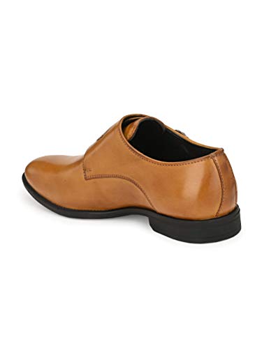 Image of AADI Men's Synthetic Leather Monk Strap Formal Shoes