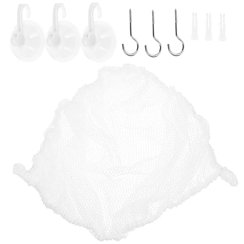 Hohopeti Toy Net Hammock for Stuffed Animals Corner Hanging Storage Decorative Toy Organizer