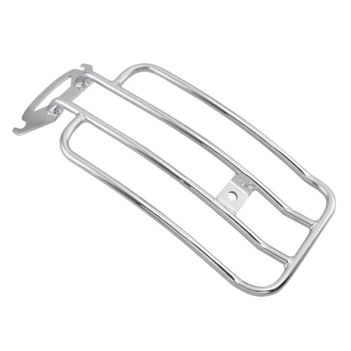 Siège solo arrière instable ? Fixez ce porte-bagages moto chromé robuste et sécurisé