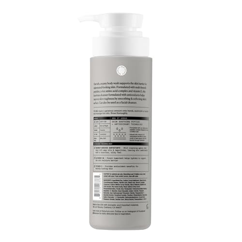 Image of Naturium Multi-Peptide Advanced Body Wash, Rejuvenate, Cleanse & Smooth, with Rice Amino Acids & Vitamin E, 500 mL / 16.9 fl oz
