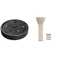 EAST OAK Patio Heater Sand Box/Water Box as Patio Heater Accessory, Maximum Capacity 26.45 lbs. & Patio Heater Covers with 300D Oxford Fabric, Zipper, Storage Bag, Waterproof, Dustproof