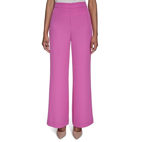 H HALSTON Women's Straight Leg Soft Suiting Office Workwear Pant4