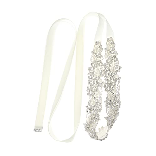 Ceinture de mariée en cristaux à nouer pour illuminer votre robe de mariage et fête de fiançailles