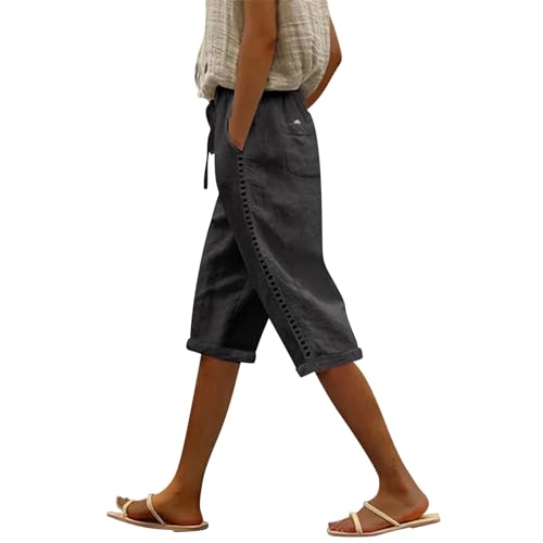 Pantalon de plage en lin fluide idéal pour vos vacances d'été