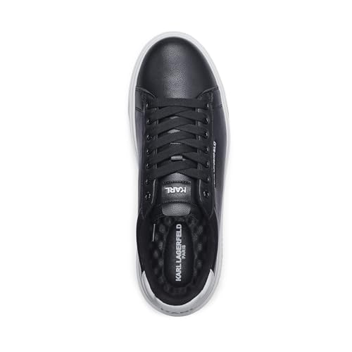 Image of Karl Lagerfeld Mens Lightweight Phylon Sole Faux Leather Sneaker