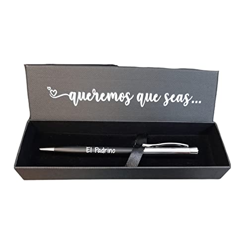 Boligrafo para personas especiales - Boligrafo Madrina - Boligrafo Padrino - Regalos Padrinos (Boli-Padrino)