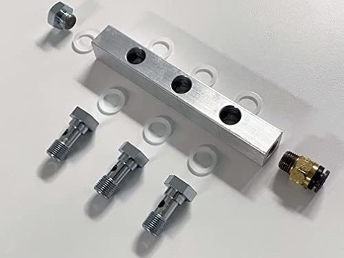 4-Bank,Toggle Style Air Valve Fulgem Products Pneumatic Manual Lever Control Valve, No Detent, Toggle Valve, Air Toggle Valve, 1/8" (F) Port, 0-13 Bar, 0-188.5Psi Hand Lever Control Operated #TOP6