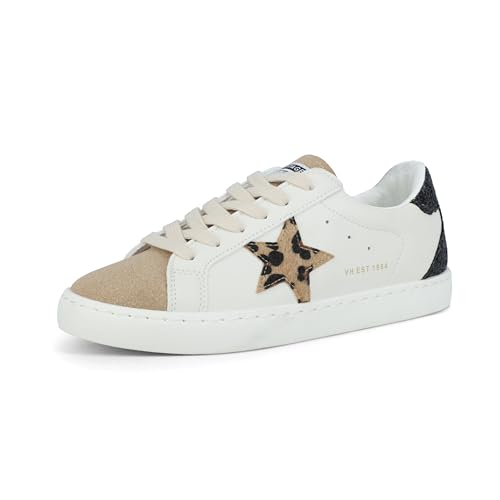 Image of VINTAGE HAVANA Women's Fashion Sneakers | Casual Lace up Low Top Tennis Shoes | Cute Trendy Dressy Sneakers