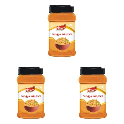 Image of Desire Magical Maggie Masala, 400g - Premium All-Purpose Spice Mix for Noodles, Snacks & Curries | Ideal Seasoning for Flavorful, Home-Cooked Delights (Pack of 3)