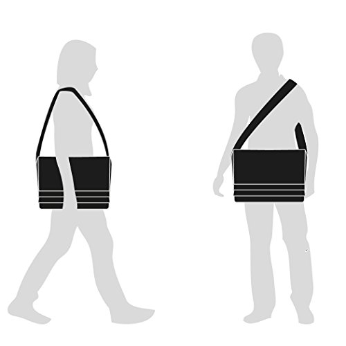 Bolsa Mensageiro Clássica, Moleskine, Preto, Pequena