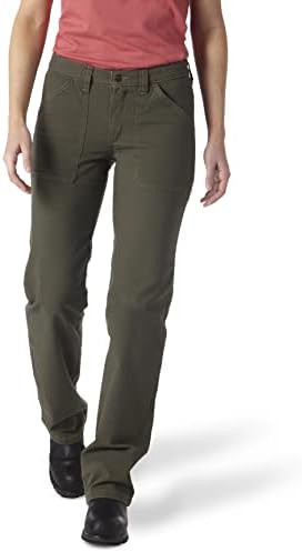 Wrangler Riggs Workwear womens Advanced Comfort Regular Fit Work Utility Pants, Loden, 12 30 US