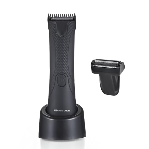 Image of Members Only - Hair Trimmer, FusionPro 2-in-1 Full Body Groomer, Rechargeable Tool for Face, Beard & Body with Precision Blades