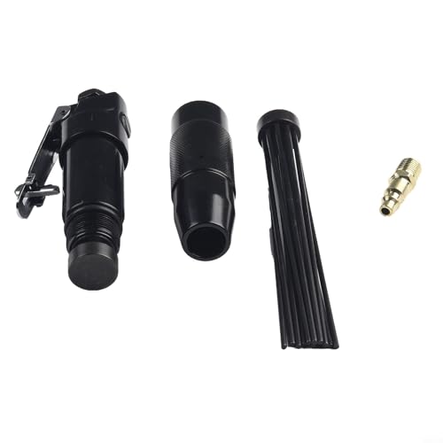 Escalador de agujas alimentado por compresor de aire para eliminación de óxido, pintura y escoria de soldadura, 12 agujas, 4000 RPM, entrada de 1/4 pulgadas, 90 PSI, carbono S (para)