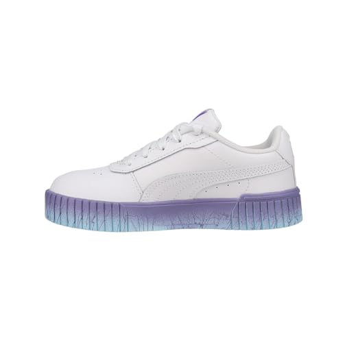 PUMA Toddler Girls Carina 2.0 Speckle Fade Lace Up Sneakers Shoes Casual - Purple, White - Size 3 M3