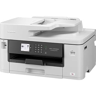 Brother MFCJ5340DWE Multifunzione Inkjet con Stampa A4 e A3 | Ecopro| Cassetto da 250 e ADF 50 fogli | Touchscreen 6.8 Cm | USB, LAN, WiFi |Colore Bianco | Cartucce incluse da 550 pag