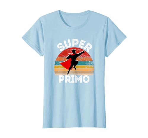Super Primo Español Hombre Primo Divertido Héroe Con Capa Camiseta