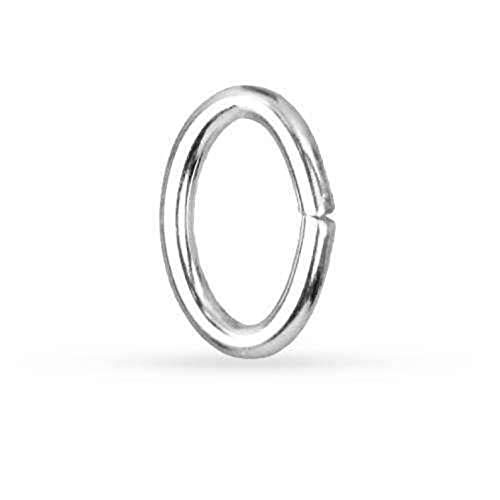 Open Jump Ring Oval Sterling Silver 22ga 5.3x3.5mm - 100pcs (11146)/1