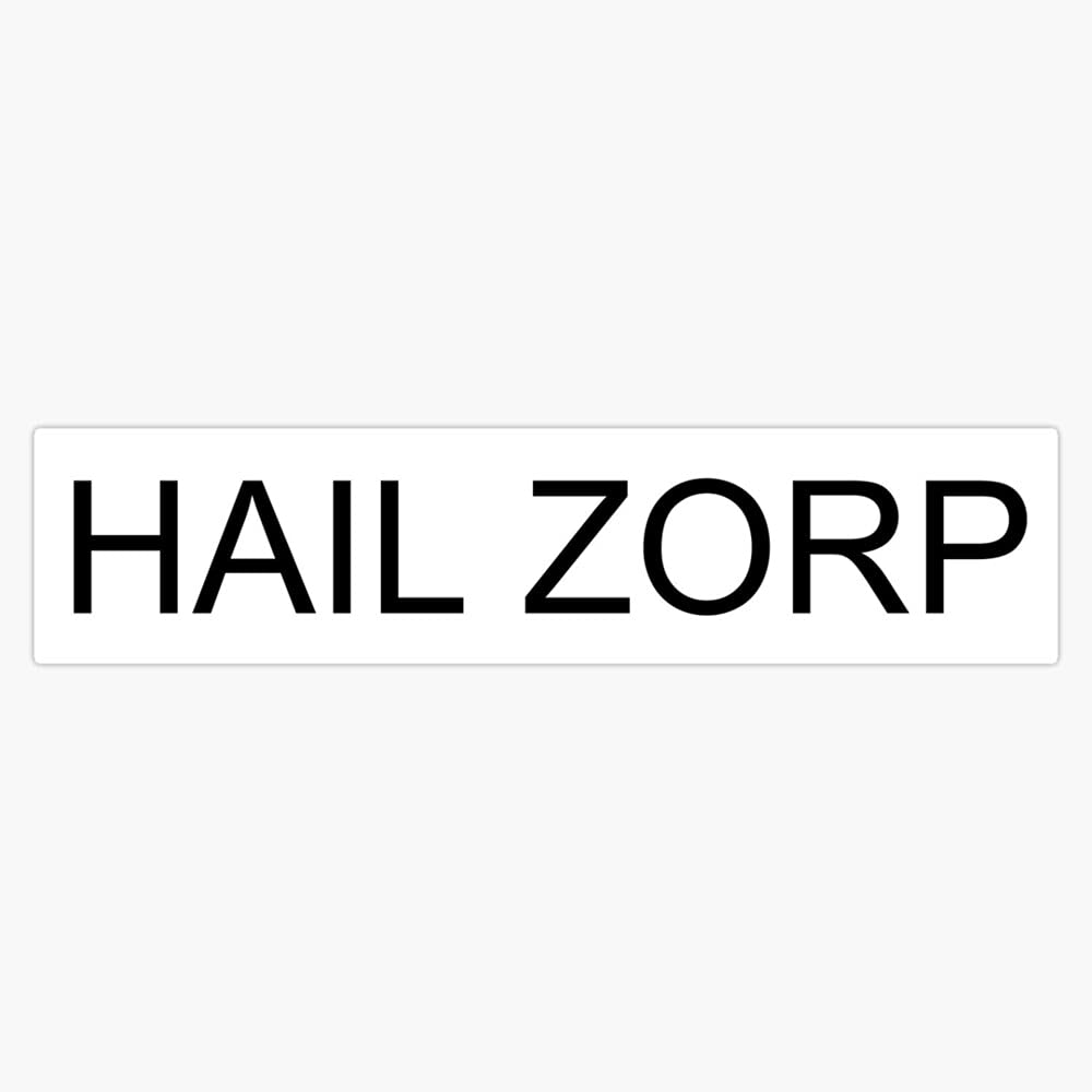 Hail Zorp from Parks and Rec Vinyl Decal Sticker Car Waterproof Car Decal Bumper Sticker 5"