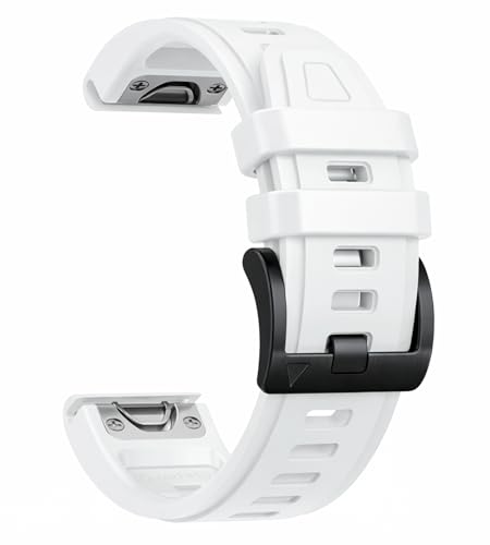 OUTVI 20mm QuickFit�o���h Garmin Fenix 8 43mm Fenix 6S Pro 7S 7S Pro 5S�p �\�t�g�X�|�[�c�V���R���X�g���b�v �u���b�N�o�b�N�� �z���C�g