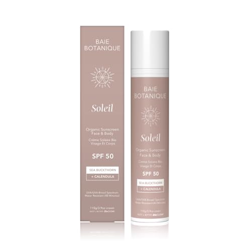 Crème solaire minérale bio SPF 50 visage corps sans filtre chimique