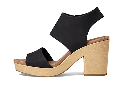 Image of TOMS Majorca Platform Black 8 B (M)