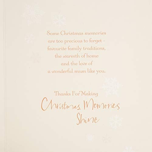 Hallmark Christmas Card For Mum - Thomas Kinkade Design