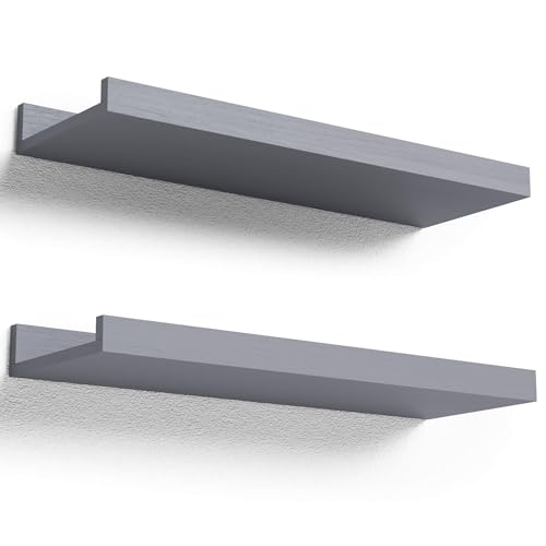 Boswillon Floating Shelves for Wall, Wall Shelves Set of 2,