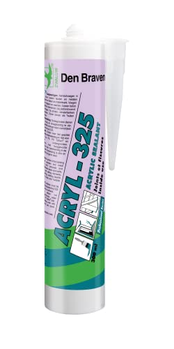Den Braven ACRYL 325 eiken – acrylkit voor voegen en scheuren – cartridge van 300 ml