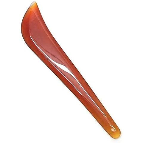 feedal Cuchillo de Ágata Roja Natural para Pulido de Joyería Cover