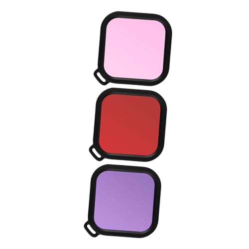 Housoutil Filtre De Plongée sous-Marin pour Caméra Sportive Ensemble De Compatible avec Insta avec Filtres pour Photographie Colorée