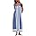 Ailoqing 2025 Women Bohemian Floral Dress Summer Casual Color Block Maxi Beach Overall Dress Coverups(Blue-M)