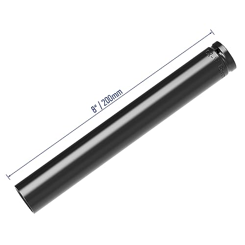 Image of 1 /2 Inch Drive by 18mm Deep Impact Socket, Heat-Treated CR-V Steel 8 Inch Length, 6-Point Metric Sizes