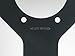 Personal 6497.35.2090 Neo Grinta Steering Wheel- DIA: 350mm, Blk Leather Grip, Blk coated Al