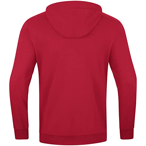 JAKO - Sweat à Capuche Power, Mixte, Rouge, M